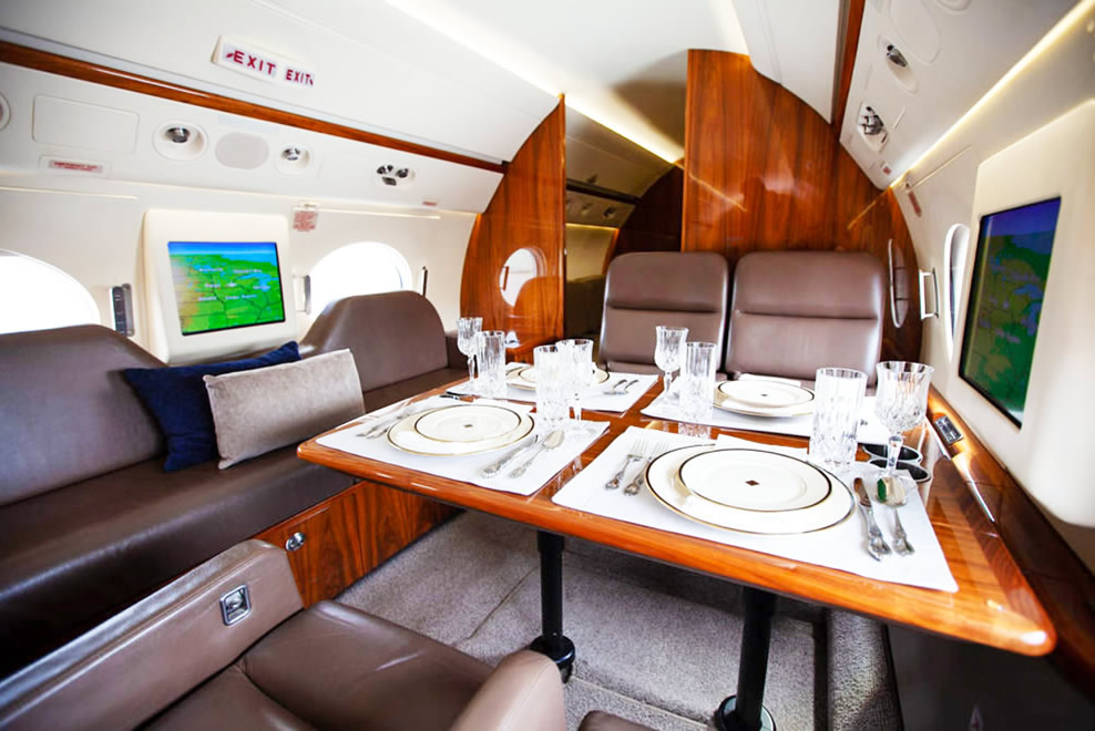 Gulfstream GV Business Jet Rental