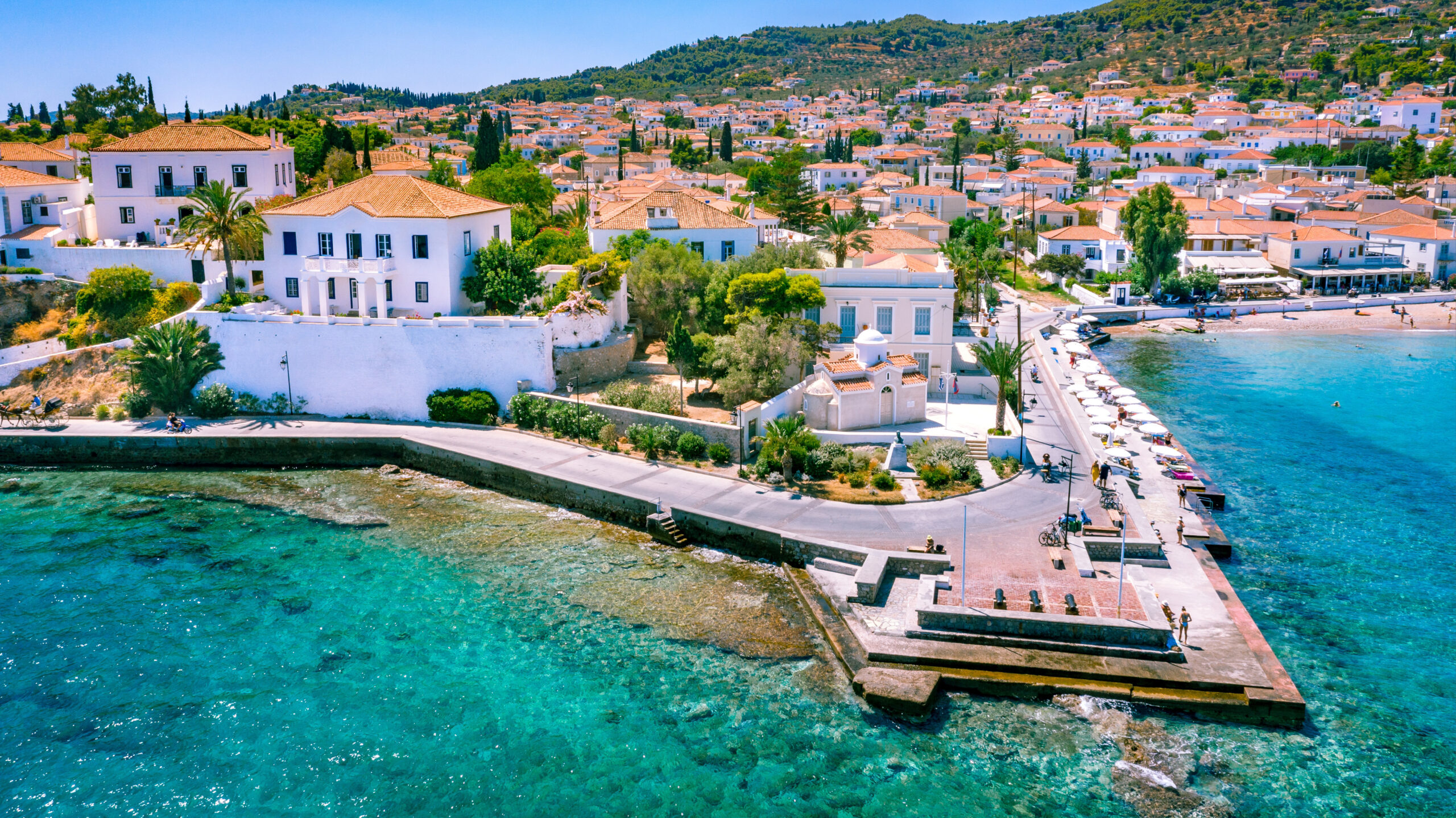 Greece Town area and Beachfront