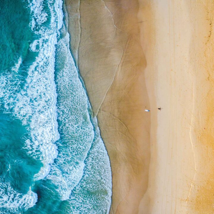 Australia vacation on a beach