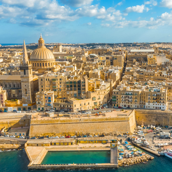 Flights to Malta in the Mediterranean