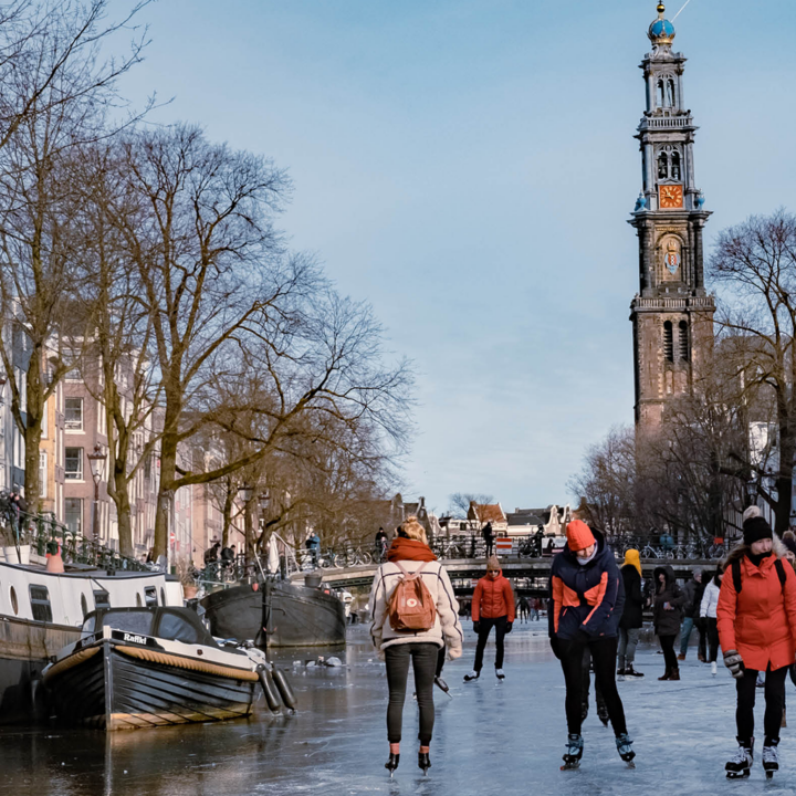 Flights to spend winter in amsterdam