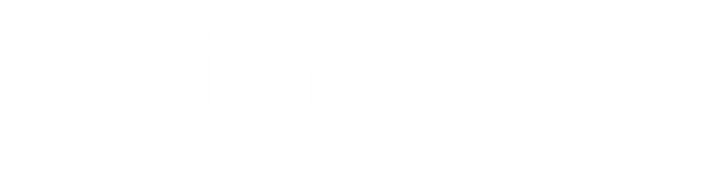 getaways logo in white, large