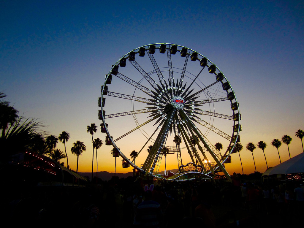 Ferris wheel at Coachella