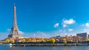 Eiffel Tower in Paris, France