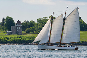 sail boat in newport