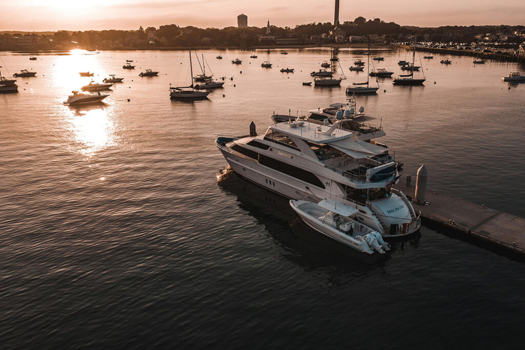 yacht in newport, rhode island