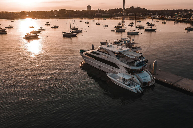 yacht in newport, rhode island