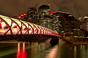 Peace Bridge in Calgary