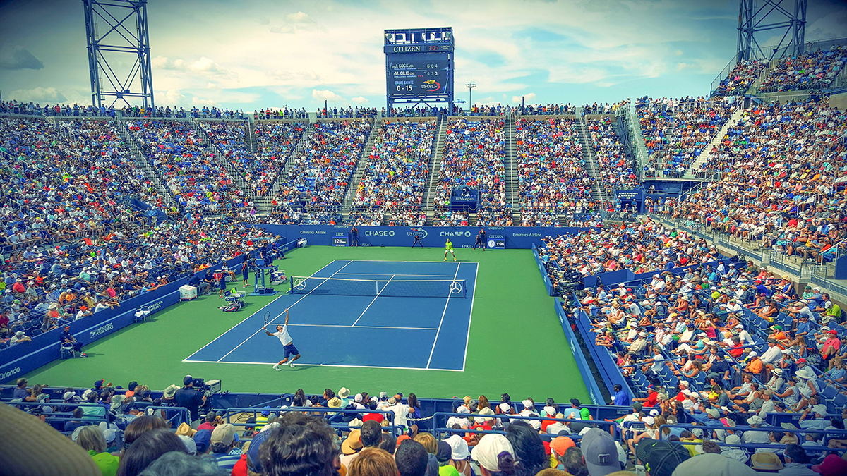US Open - tennis players competing in championship