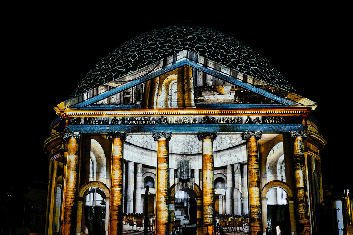 Museum Island at Berlin Festival of Lights