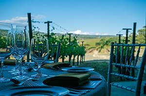 Restaurant located at winery in Napa Valley